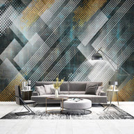 MinimalisticDecor.com-Geometric Lines Wallpaper for Home Wall Decor