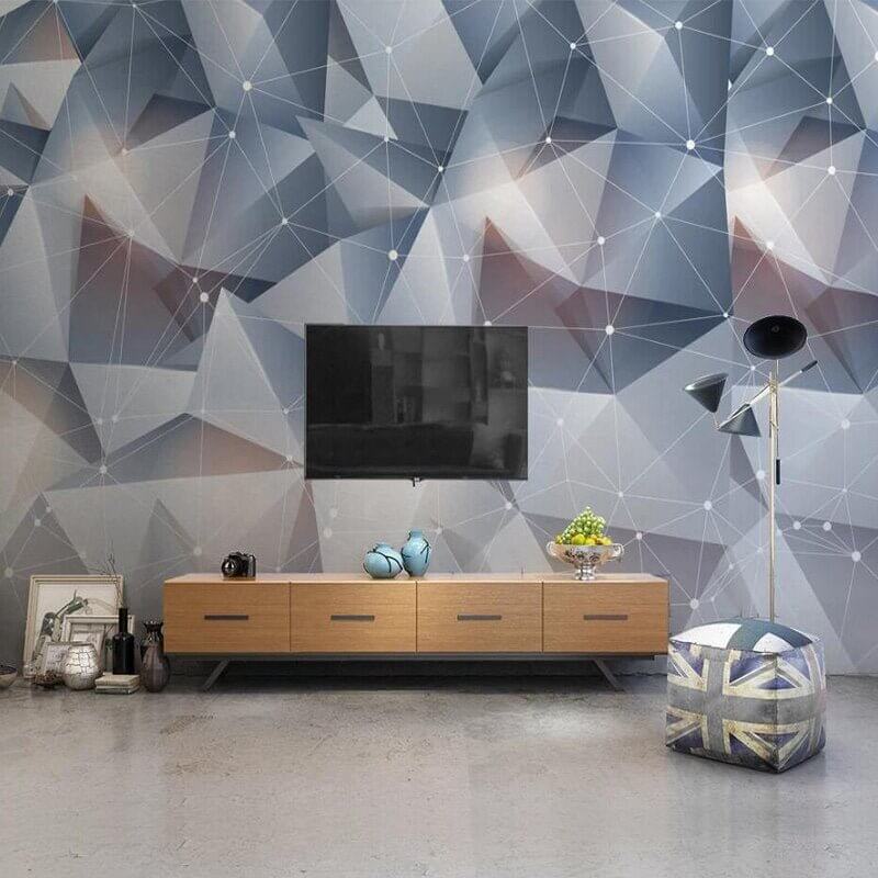 MinimalisticDecor.com-Geometric Shapes Wallpaper for Home Wall Decor