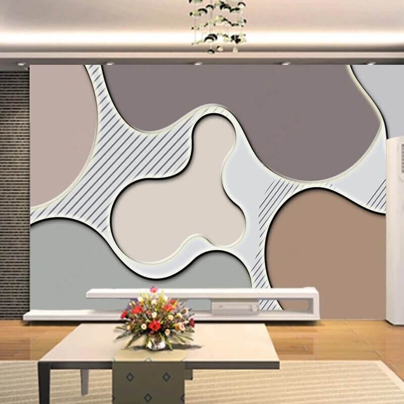 MinimalisticDecor.com-Geometric Shapes Wallpaper for Home Wall Decor