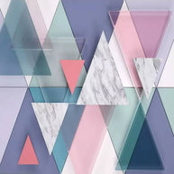 MinimalisticDecor.com-Geometric Triangle Wallpaper for Home Wall Decor