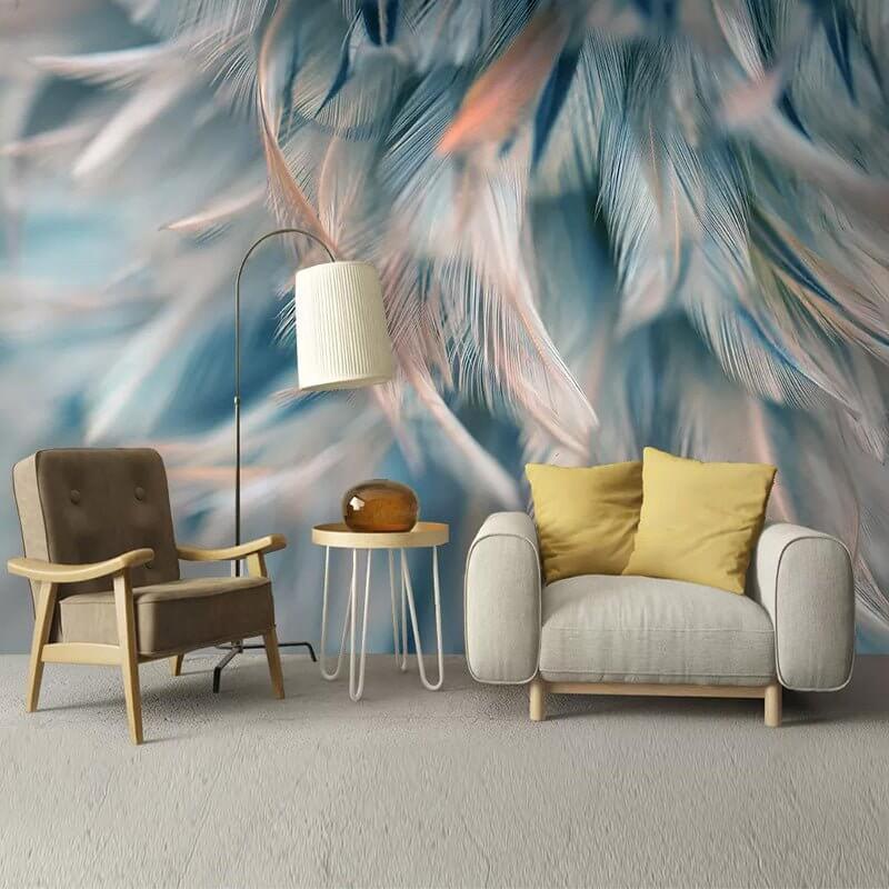 MinimalisticDecor.com-Glaze the leaf Wallpaper Murals - Transform Your Space