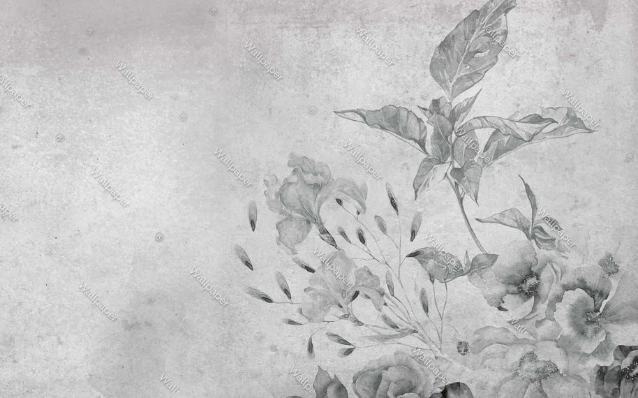 MinimalisticDecor.com-Glimpse Floral Wallpaper Murals – Transform Your Space