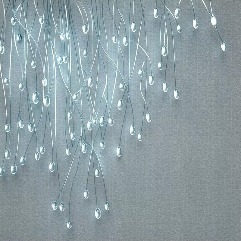 MinimalisticDecor.com-Glow Particles Wallpaper Mural: Elevate Your Décor