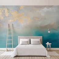 MinimalisticDecor.com-Golden Sea Breeze Abstract Wallpaper for Modern Home Decor