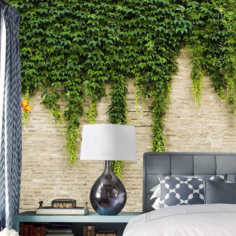 MinimalisticDecor.com-Green Fall Wallpaper: Stunning Nature-Inspired Décor