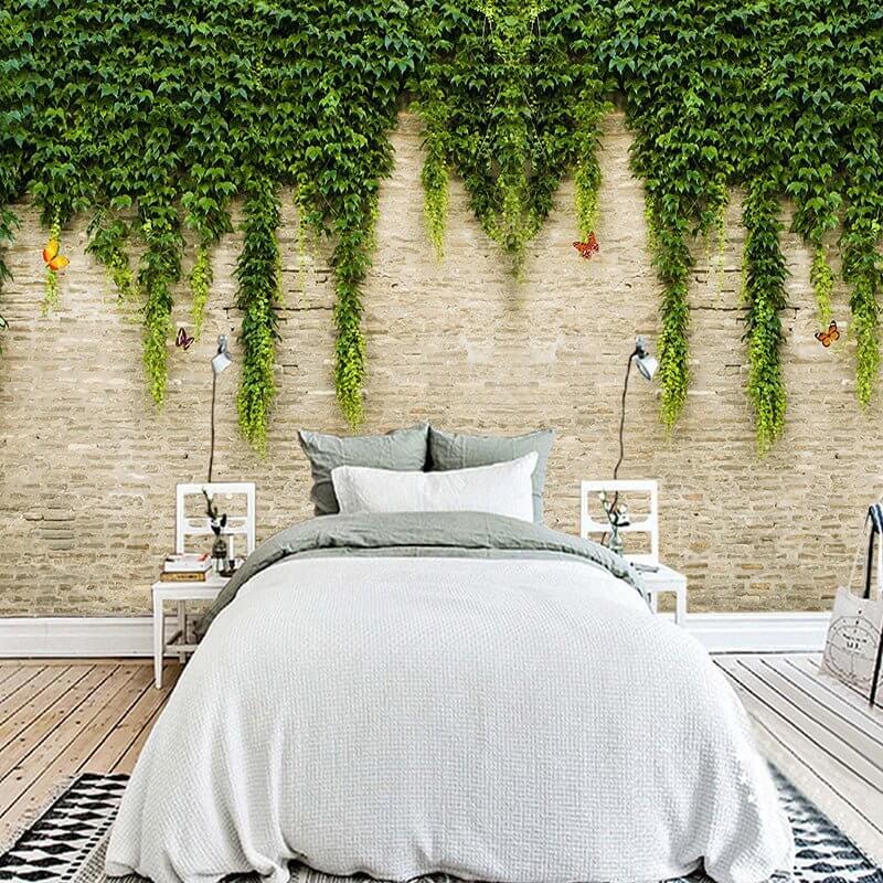MinimalisticDecor.com-Green Fall Wallpaper: Stunning Nature-Inspired Décor