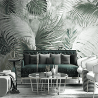 MinimalisticDecor.com-Green Haven Living Room Wall Mural