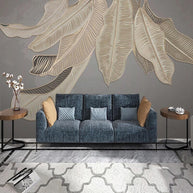 MinimalisticDecor.com-Green Plants Nordic Style Wallpaper for Home Wall Decor