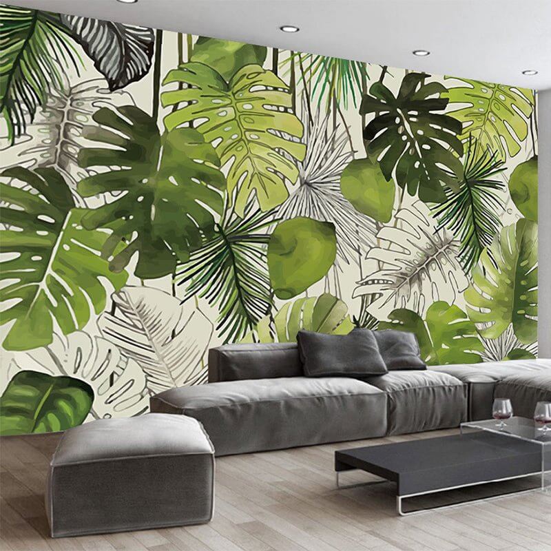 MinimalisticDecor.com-Green Society Wallpaper - Transform Your Space