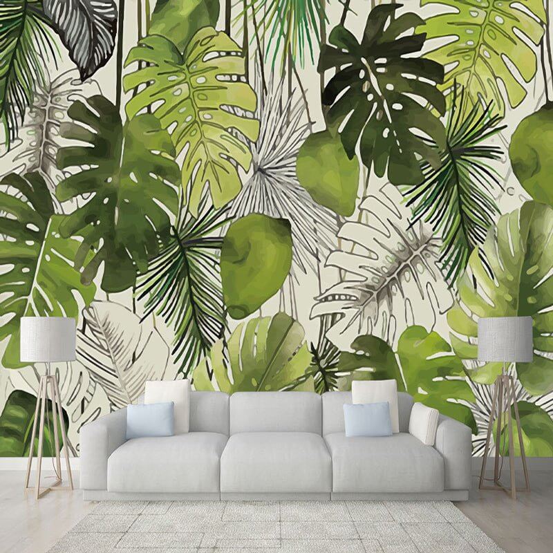 MinimalisticDecor.com-Green Society Wallpaper - Transform Your Space
