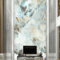 MinimalisticDecor.com-Green Stone Design - Marble Wallpaper Murals
