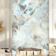 MinimalisticDecor.com-Green Stone Design - Marble Wallpaper Murals