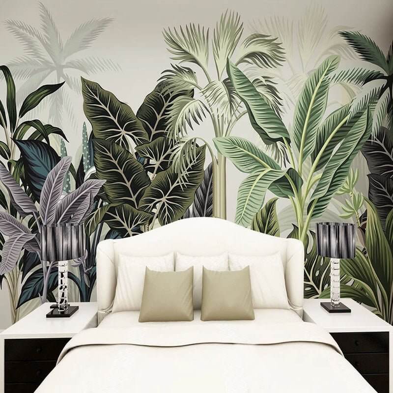 MinimalisticDecor.com-Green Trees Wallpaper: Refreshing Nature-Inspired Décor