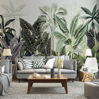 MinimalisticDecor.com-Green Trees Wallpaper: Refreshing Nature-Inspired Décor