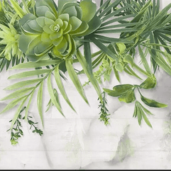 MinimalisticDecor.com-Greenery Wallpaper Mural: Effortless Nature-Inspired Beauty