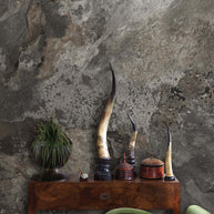 MinimalisticDecor.com-Grey Black Marble Mist Wallpaper Mural