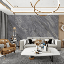 MinimalisticDecor.com-Grey Fog Stone Design - Marble Wallpaper Murals