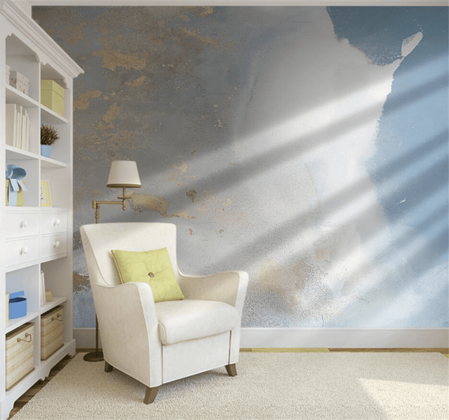 MinimalisticDecor.com-Grey Marble Wallpaper Mural – Transform Your Space