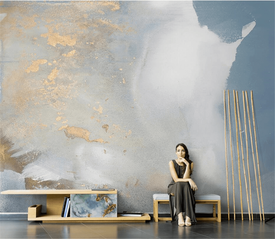 MinimalisticDecor.com-Grey Marble Wallpaper Mural – Transform Your Space