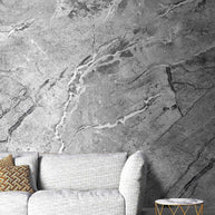 MinimalisticDecor.com-Grey Tone Natural Stone Wallpaper Mural