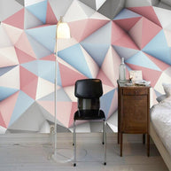 MinimalisticDecor.com-Harmonic Fusion: Geometric Shapes Wallpaper