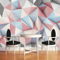 MinimalisticDecor.com-Harmonic Fusion: Geometric Shapes Wallpaper