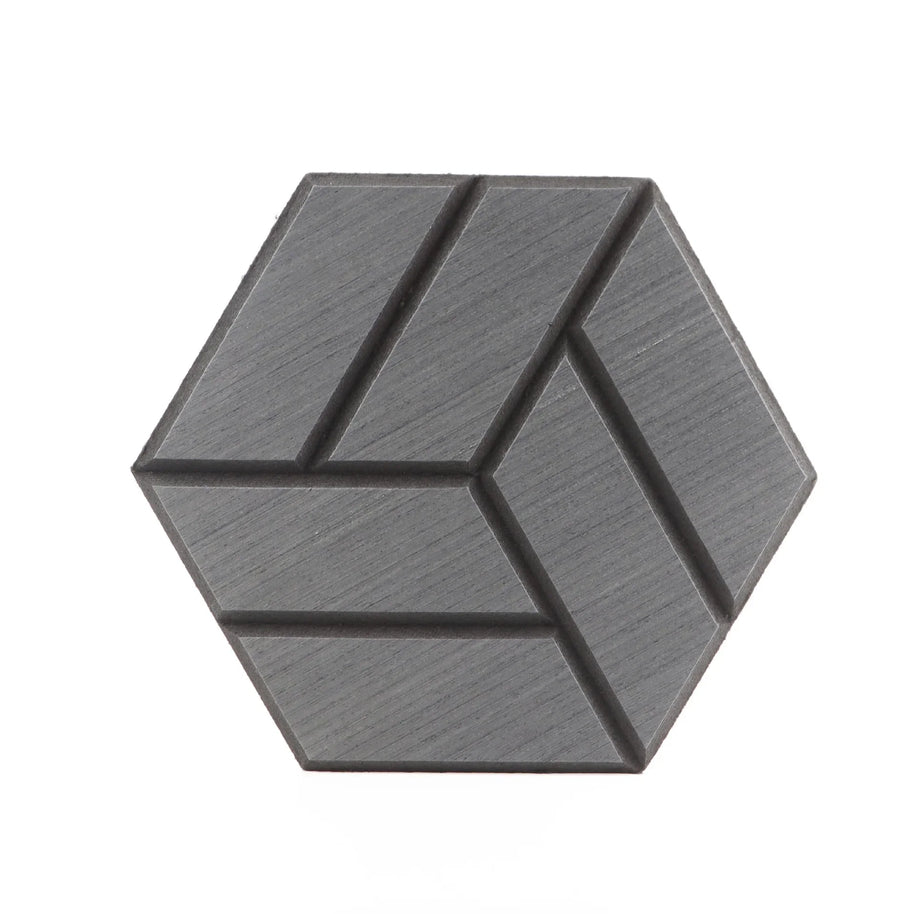 MinimalisticDecor.com-Hexagon Wood Grain Acoustic Wall Panel – Self Adhesive Soundproof Tile