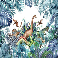 MinimalisticDecor.com-Jurassic Park Adventure Nursery Wallpaper