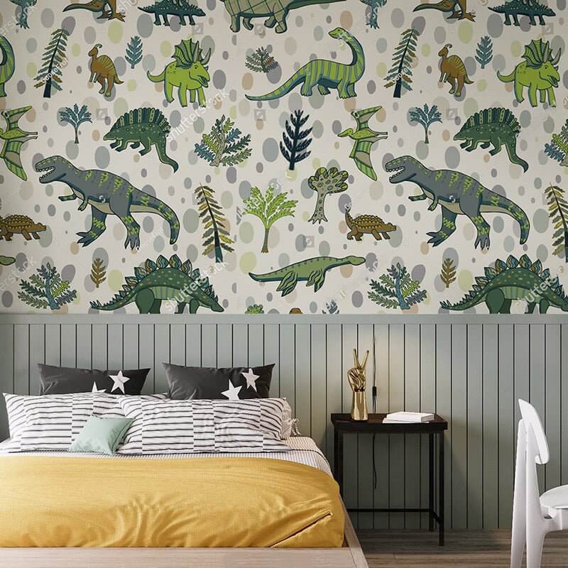 MinimalisticDecor.com-Jurassic Wallpaper: Dinosaur-Themed Wallpaper