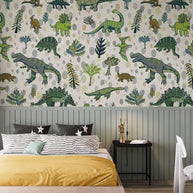 MinimalisticDecor.com-Jurassic Wallpaper: Dinosaur-Themed Wallpaper