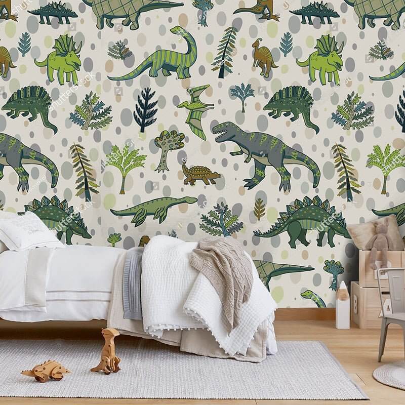 MinimalisticDecor.com-Jurassic Wallpaper: Dinosaur-Themed Wallpaper