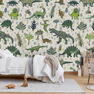 MinimalisticDecor.com-Jurassic Wallpaper: Dinosaur-Themed Wallpaper
