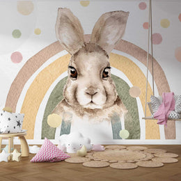 MinimalisticDecor.com-Kids Room Wallpaper Mural for Peter Rabbit