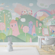 MinimalisticDecor.com-Kids Room Wallpaper Mural - Transform Your Child's Space