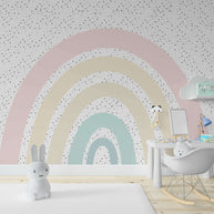 MinimalisticDecor.com-Kids Room Wallpaper Mural: Vibrant and Playful Spaces