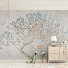 MinimalisticDecor.com-Large 3D Tree Wallpaper Murals - Transform Any Space