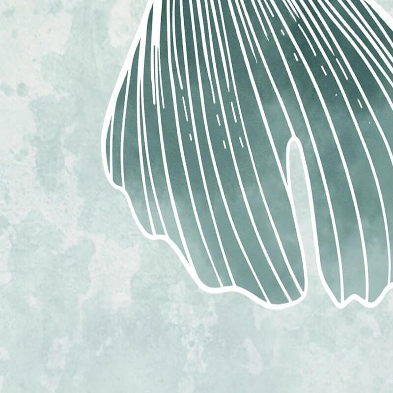 MinimalisticDecor.com-Large Green Leaf Wallpaper for Home Wall Decor