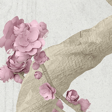 MinimalisticDecor.com-Large Pink 3D Tree Wallpaper Murals - Transform Your Walls
