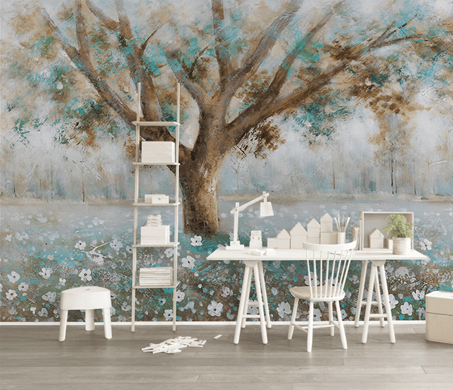 MinimalisticDecor.com-Large Tree Wallpaper Mural - High-Quality Design