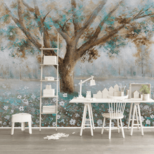MinimalisticDecor.com-Large Tree Wallpaper Mural - High-Quality Design