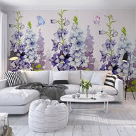 MinimalisticDecor.com-Lavender Theme Wallpaper: Enchant your space