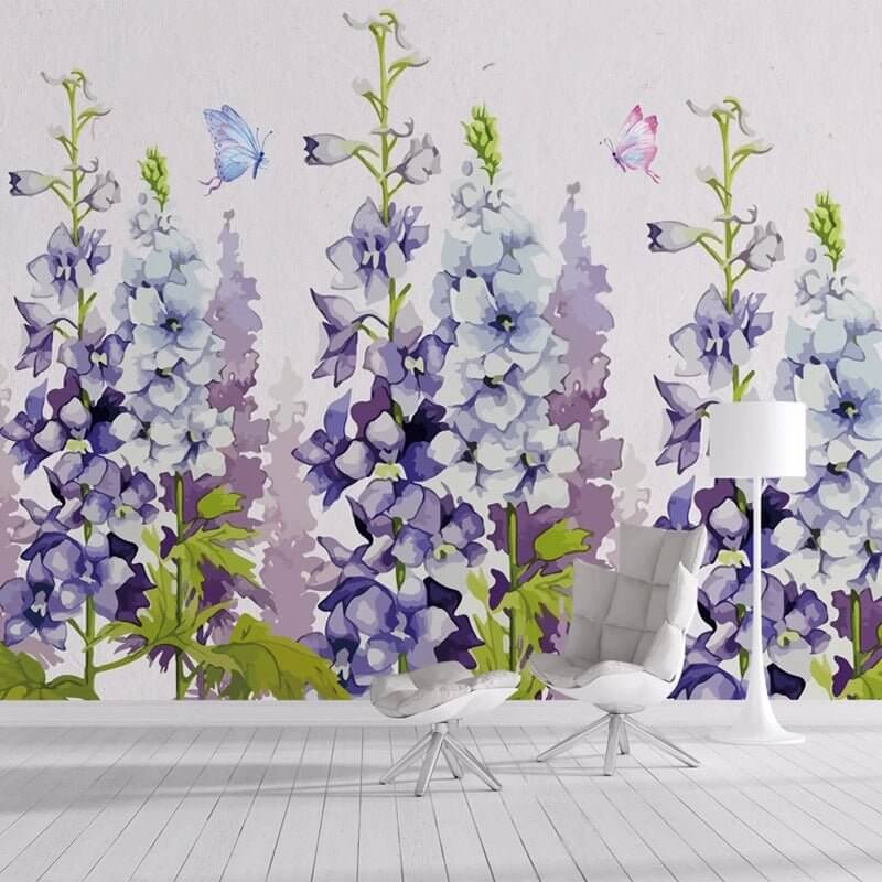 MinimalisticDecor.com-Lavender Theme Wallpaper: Enchant your space