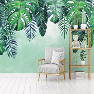MinimalisticDecor.com-Leafs Fallen Wallpaper Mural - Beautiful and Natural Designs