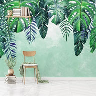 MinimalisticDecor.com-Leafs Fallen Wallpaper Mural - Beautiful and Natural Designs