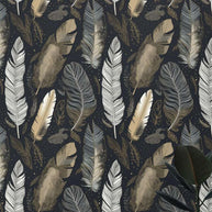 MinimalisticDecor.com-Leaves Gesture Wallpaper Mural
