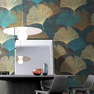 MinimalisticDecor.com-Leaves Texture Bliss Wallpaper Mural
