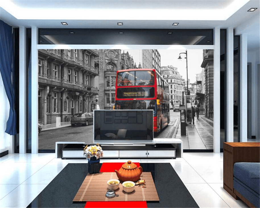 MinimalisticDecor.com-London Wallpaper Mural – Transform Your Space with Style