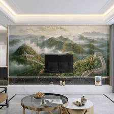 MinimalisticDecor.com-Lush Green Hills Design - Mountains Wallpaper Murals