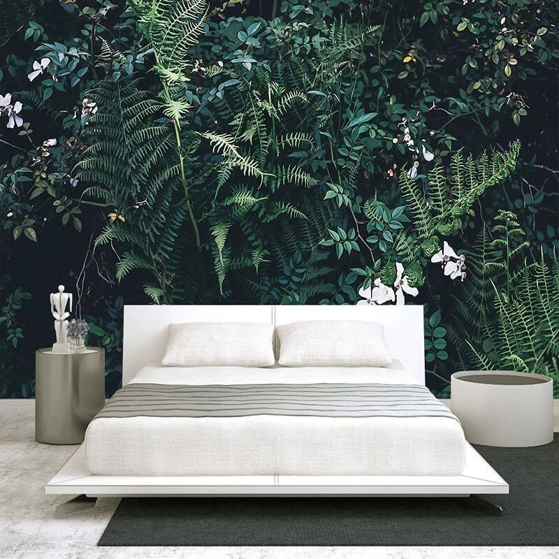 MinimalisticDecor.com-Lush Green Leaves Wallpaper - Transform Your Space