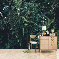 MinimalisticDecor.com-Lush Green Leaves Wallpaper - Transform Your Space